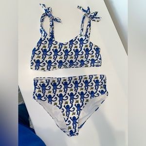 Roller Rabbit Girls Bikini Blue